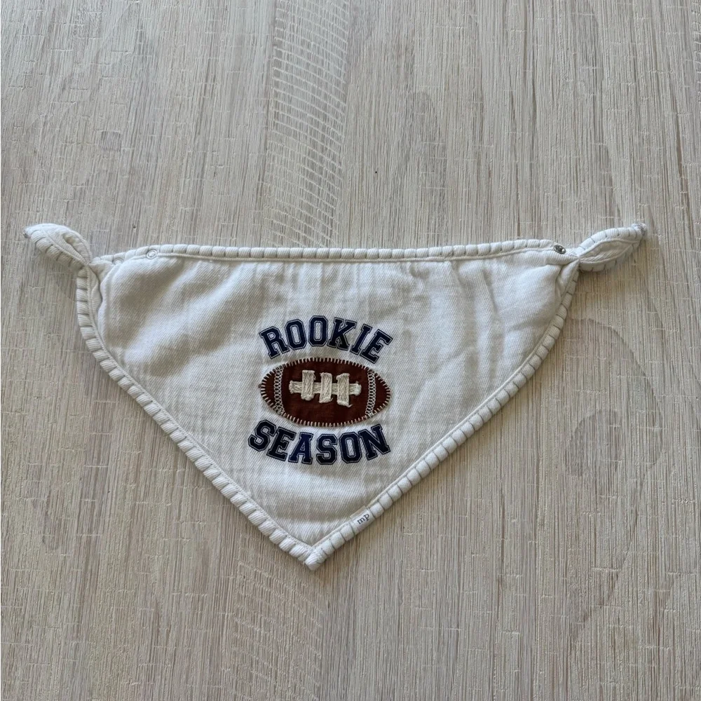 Rookie Season Football Bandana Bib Set